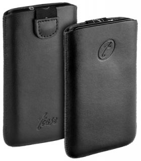Case Leder Tasche black f Sony Ericsson Xperia Arc S Etui Hülle