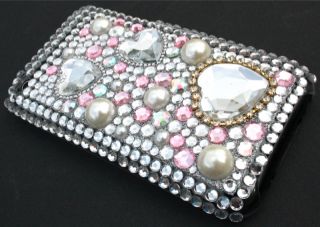LUXUS iPhone 3G 3GS STRASS Cover HÜLLE BLING GLITZER