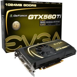 EVGA GeForce GTX 560 Ti SuperClocked Nvidia Grafikkarte PCIe GDDR5
