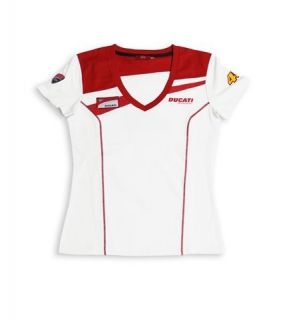 DUCATI Corse Damen T Shirt Top VALENTINO ROSSI D46 Team Moto GP LADY