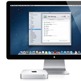 Der Mac mini mit OS X Server ist sofort einsatzbereit. Er hat einen