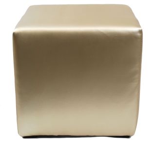 Sitzwürfel Hocker Design Sitzhocker Lounge Gold Silber STD
