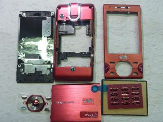 Sony Ericsson W995 Gehäuse+ Cover in Rot ( aus Deutschland )