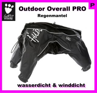 Pro Outdoor Overall schwarz Rueckenlaenge 45cm Gr 452 Regenmantel NEU