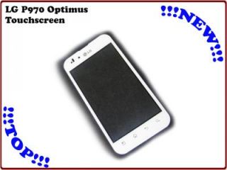 Original LG P970 Optimus White Display Glas Scheibe Touch Screen Pad