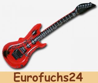 12 aufblasbare Gitarren Luft Gitarre Luftgitarre 55 cm