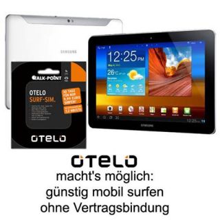 Samsung Galaxy Tab 10.1N P7501 3G inkl. otelo Surf Sim ohne Vertrag