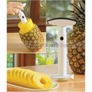 New Easy Fruit Pineapple Corer Slicer Peeler Parer Cutter