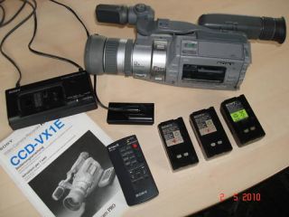 Sony Video Camera Recorder Hi8 CCD VX1E
