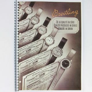 Der große Breitling Katalog aus 1946   Reprint in Farbe