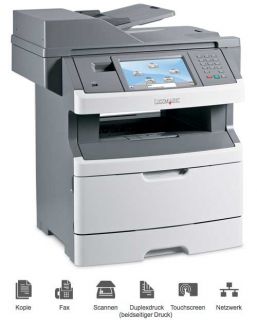 Lexmark X464de Multifunktions Laserdrucker Scanner Fax Kopierer