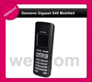 Siemens Gigaset S45 Mobilteil S450 S455 SX450 SX455 schwarz