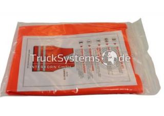 Warnweste orange DIN EN 471 für LKW, PKW, Kraftwagen