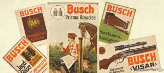 Busch Fernglas Fernrohr Reklame 1909 Zielfernrohr Kamera Rathemow
