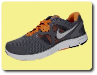 Nike Schuhe Sneaker Lunarglide +3 Plus Grey / Orange Gr. 41