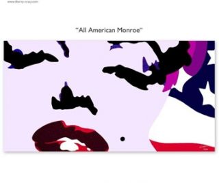 MOORE All American Monroe, ArtPainting, Original, 2012,170 x