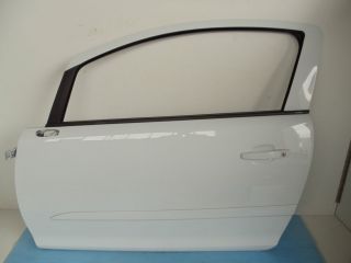 Opel Corsa D 3 Türer Tür Vorne Links Z474 Weiß