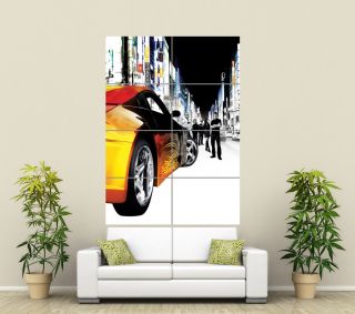 FAST AND THE FURIOUS GIANT WALL POSTER PRINT ART ST477