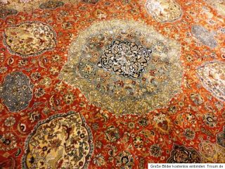 Edler Blumen Isfahan 350x250cm Orientteppich Teppich Tappeto Kirman