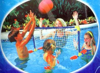 Wasserball Tor Wasserballtor mit Ball für Pool 265774