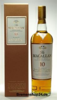 The Macallan 10 Years Old Matured in Sherry Oak Casks