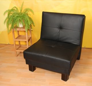 Ware Schlafsessel Relaxsessel Sessel M9562 ~ schwarz