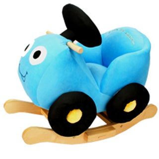 Schaukelauto Schaukelpferd Auto blau *2552