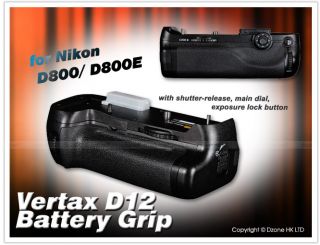 Pixel Vertax D12 Battery Grip for Nikon D800 D800E MB D12 DSLR MBD12