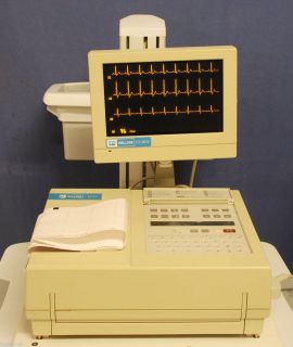 EKG Hellige EK 53 Schreiber + Monitor CS 503, Printer 3 Kanal