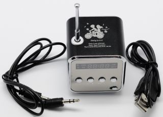 Mini Lautsprecher Music  Box iphone ipod phone pc Black