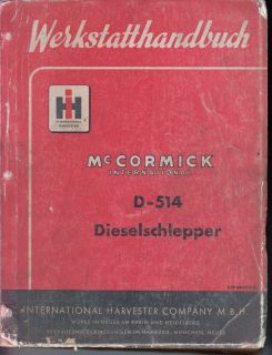 McCormick IHC International D   514 Dieselschlepper