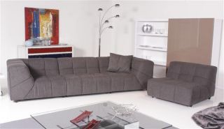 Ewald Schillig Scrabble Sofa   Sofagarnitur   Stoff schiefer