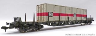Märklin 5877; Spur 1; Containerwagen; mit Ovp; Top