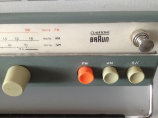 seltenes BRAUN Radio T523 vintage clairtone Transistor 1962 good shape