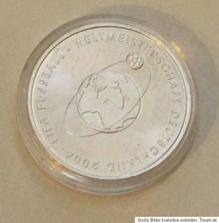 10 Euro Silber Gedenkmünze 925/1000, FIFA WM Deutschland 2006