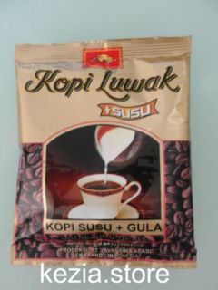 COFFEE KOPI LUWAK GROUND MILK+SUGAR 30gr READY TO DRINK