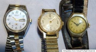 Konvolut Damen Herren Uhr Armbanduhr Uhrmacher Ersatzteil 1950 1980