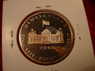Silver Gedenkmünze 2002 Bundeskanzler Gerhard Schröder  532