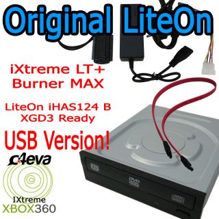 Xbox360 LiteOn iHas524B USB * iXtreme Burner MAX DVD Brenner * XGD3