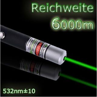 Laserpointer Grün 6000m 532nm High power laser pointer
