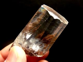 MUSEUM GEM WATER CLEAR OPTICAL CALCITE CRYSTAL   FROM WUZHOU