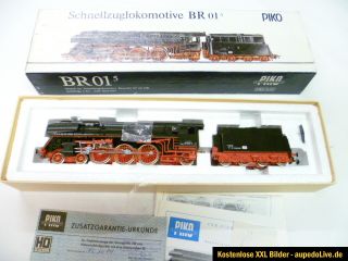 PIKO DAMPFLOK BR 01 0505   6 Deutsche Reichsbahn DR mit Funktion im