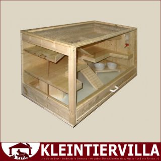 Meeri Deluxe für Meerschweinchen Hamster 1,50m² Käfig Holz Neu