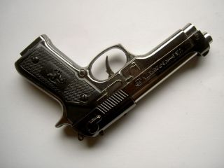 Beretta Mini Sturm  Feuerzeug Pistole US 9 mm Tischfeuerzeug Revolver