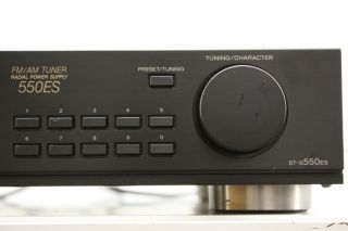 Sony ST S550ES AM/FM Stereo Tuner
