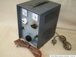 Hallo, zum Verkauf kommt hier ein Batterieladegerät aus DDR Zeiten