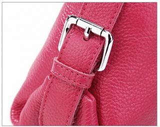 Ledertasch Farbe Beige Rosa Damen Umhängetasche Handtasche echtes