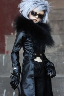 Leather Coat/Suit/Outfit/Clothes 1/3 SD DZ BJD Dollfie