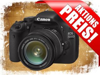 Canon EOS 550D Kamera Kit 18 55mm Spiegelreflex KIT   DOPPEL POWER