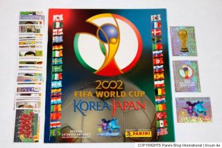 Panini WC WM Korea Japan 2002 STARTER PACK Leeralbum ALBUM + 50 BILDER